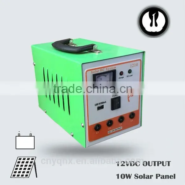 DC Energy Portable Emergency Controller Home Solar Kit for House Use With Mobile Charger With Battery photo-2
