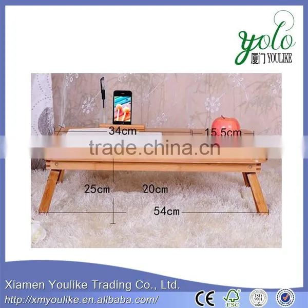 Convenient Design Bamboo Folding Desk Bamboo PC/computer Desk photo-4