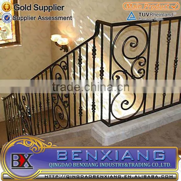 Wrought Iron Elegant Stairs Handrail of Staircase Steel Staircase photo-4