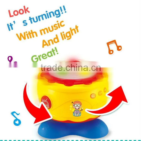 Funny Cartoon Lovely Musical Plastic Drum Set photo-3