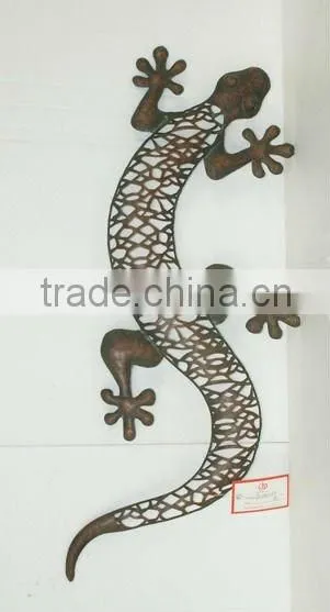 Decorative Lizard Metal Wall Decor