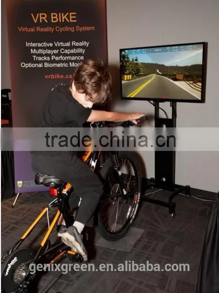 2016 New Sporting VR Bike Version 9D VR BOX Virtual Reality Product Cycles Fixed Gear Bike Steel Amusement Park Equipment photo-6