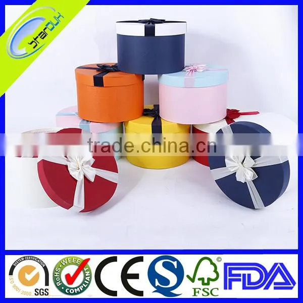 Round Cardboard Gift Boxes With Lids photo-4