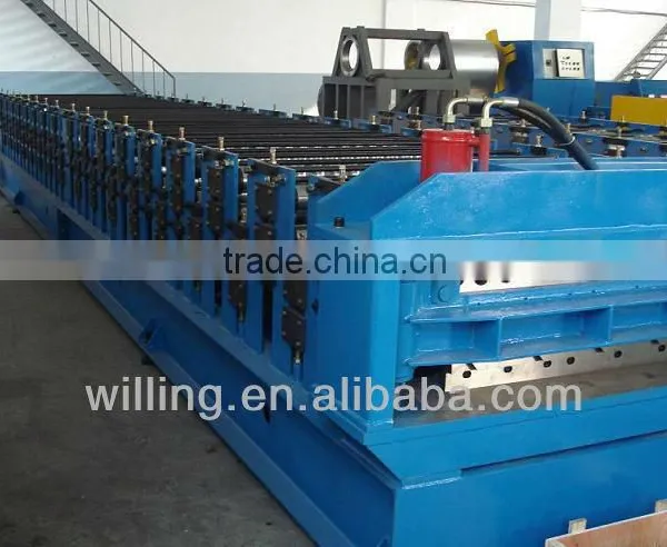 Trapezoidal sheet Metal Roofing tile forming Machine Trapezoidal Roof&Wall Sheet Steel Cold Roll Forming Machine Roll Former
