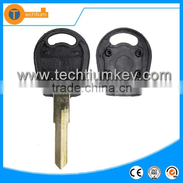 Car Transponder Key Cover Shell Case Fob With Uncut Blade Replacement Key for vw Jetta photo-2