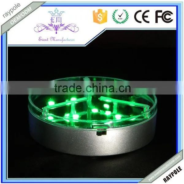2015 Newest!!!Multi-color Wireless Remote Controlled Led Centerpiece Light for Party Decoration