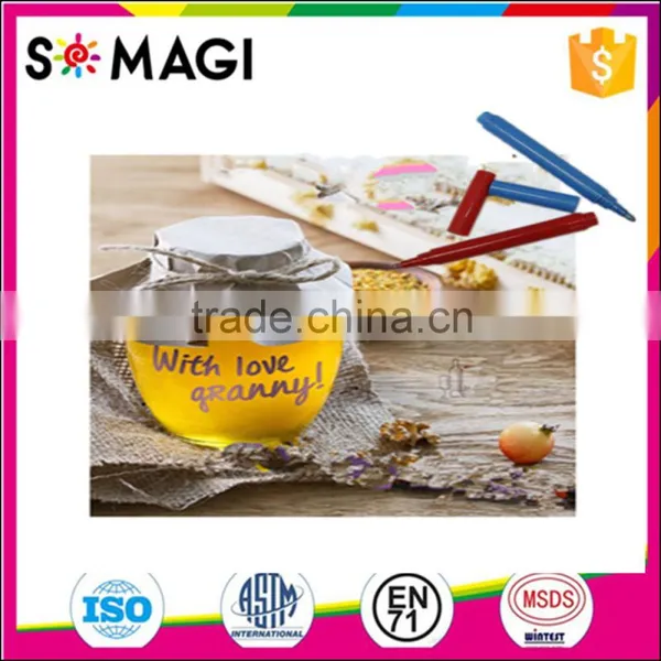 New Design Non-toxic Multi-use Easy Erasable Metallic Marker Pack of 4 for Tagging Glassware and Ceramics photo-6