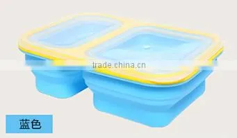 2016 2 Layer Microwave Portable For Kids Bento Lunchbox photo-3