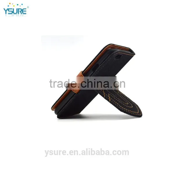Unique Design Pure Color Fabric Wallet Leather Phone Case For ZTE Grand X Max+ With PVC ID and Credit Card Slots photo-3