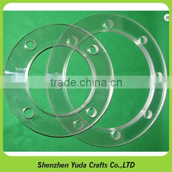Decorative Acrylic Base Polished Machined Glass Block Routing Acrylic CNC Fabrication photo-4