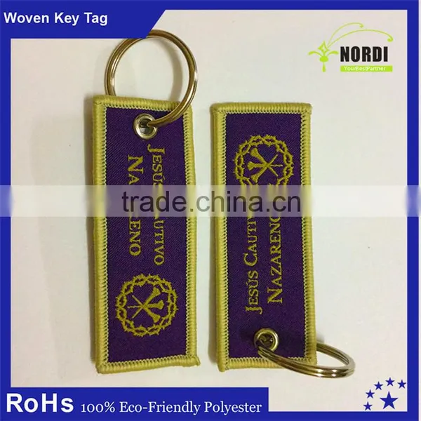 Customized Christmas Gift Embroidered Keychain for Multiple Keys photo-4