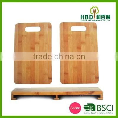 New Design Wooden Bamboo Kitchen Breadboard With Drawer Set of 3 photo-2