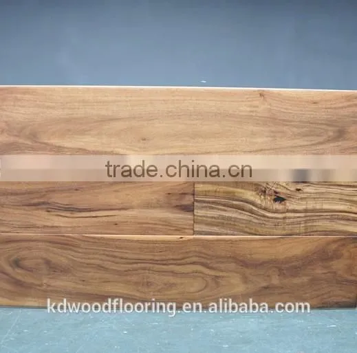 Small Leaf Acacia Walnut Color Wood Flooring photo-4