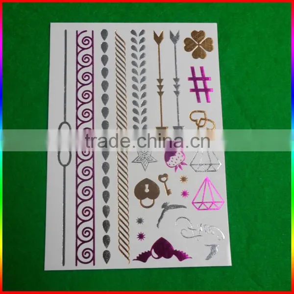Colorful Metallic Necklace Tattoo/flash Tattoos photo-2