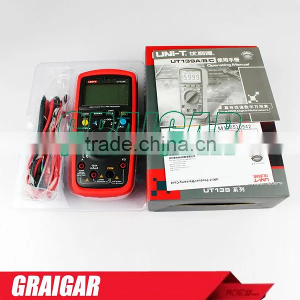True RMS Digital Multimeters UNI-T UT139A AC DC Voltage and Current Auto Range Handheld Multimeter photo-5