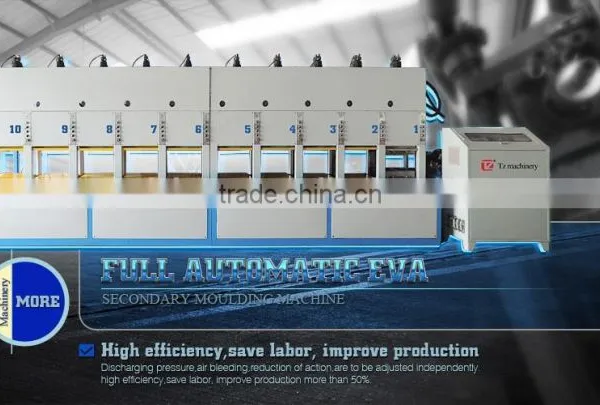 FULL AUTOMATIC EVA SECONDARY MOULDING MACHINE photo-2