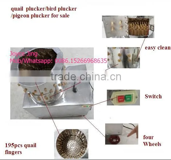 ZH-40 Automatic Bird Depilator Machine/quail Plucker Machine/quail Plucking Machine photo-2