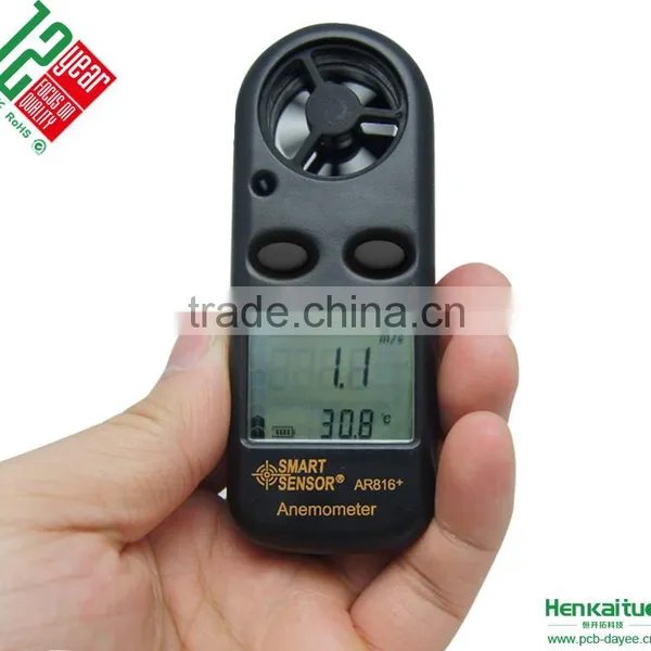 AR816+ Mini Anenometer Digital Vane Wind Speed Meter With Temperature Sensor photo-4