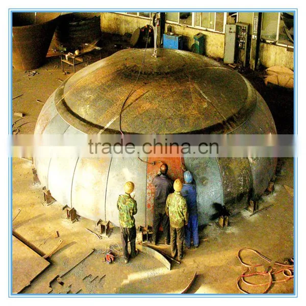 Pressure Vessel Caps Flat Head Steel Dome Structure
