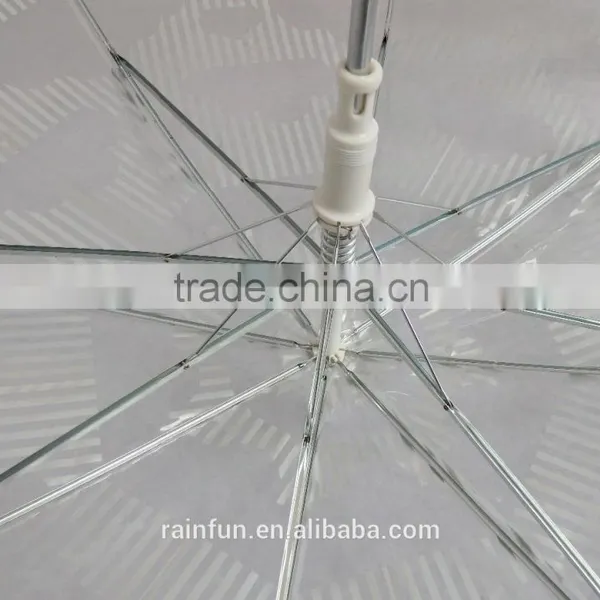 Promotional POE Safe Umbrella Wholesale Waterproof Transparent Automatic photo-2