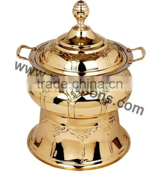 Good Design New Chafing Dish | Brass Plated New Design Chafing Dish | Antique Chafing Dish photo-4