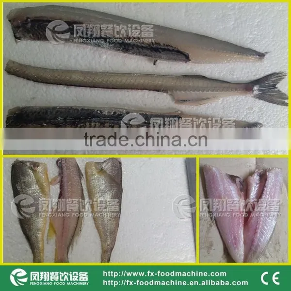 FGB-168 Automatic Stainless Steel Small Fish Filleting Machine for 3 Tablets,fish Separating Machine,sardine Filleting Machine photo-5