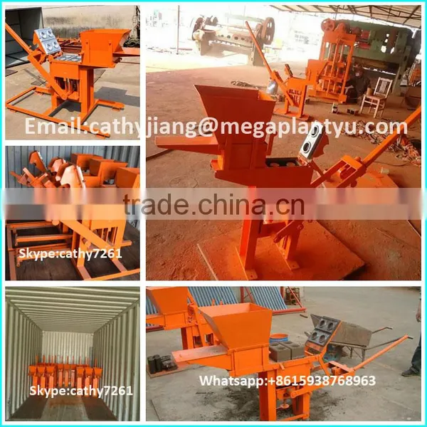 Hot Sale Hands Type Concrete Interlock Block Moulding Making Machine for Small Business photo-5