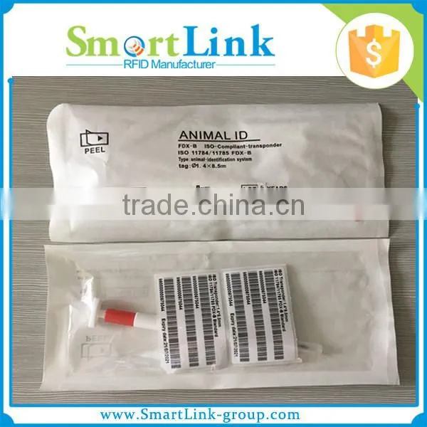 Identifications Applications LF Rfid Fish/Small Pet RFID Glass Tag,1.4*8mm Rfid Transponder,ISO11784/5 Protocol