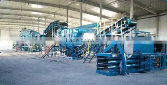 Municipal Waste Recycling Plant Urban Garbage Sorting Plant Screw Sorting Machines to RDF , SRF
