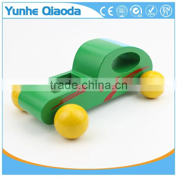 Green Color Car Toy for Kids,Education City Games Wooden Car Model Toy photo-6