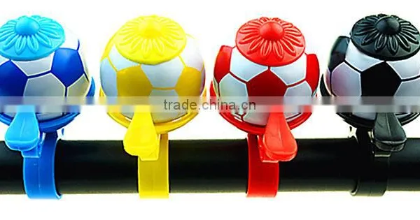3 Colors Football Bike Bell Bicycle Horn Loud Road MTB Bike Horn Soccer Bicycle Bell Handles Ring Flexible Crisp Sound Handlebar photo-6