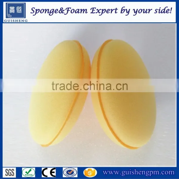 Promotional Cheap Car Wax Sponge , Customized Logo Car Wax Applicator Sponge photo-2