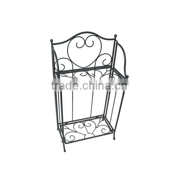 2015 Hot 2tier Metal Corner Plant Stand Display Shelf Unit Flower Stand photo-3