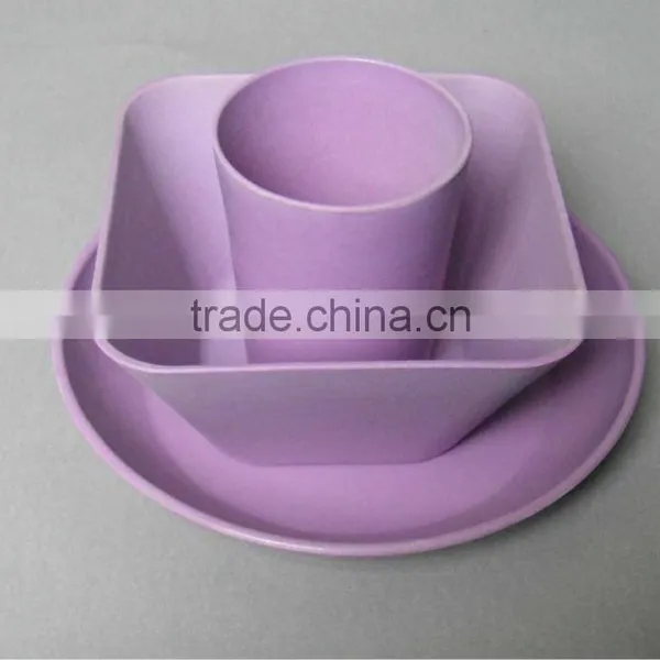 Biodegradable Bamboo Fiber Tableware Sets photo-4