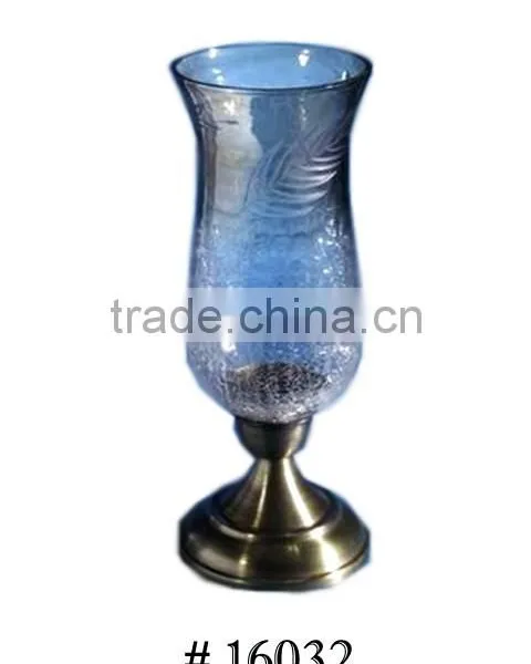Hurricane Decorative Glass Candle Holder photo-3