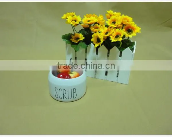 2014 Cheap Custom Exquisite White Embossed Handmade Ceramic Bowl photo-5