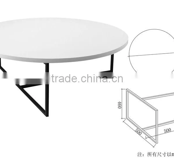 Minimalist Furniture Coffee Table,Iron Powder Coated photo-4