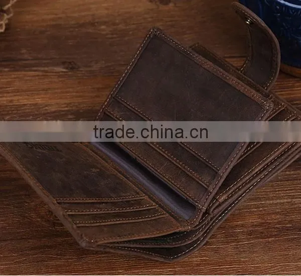 New Products Cowhide Men Genuine Leather Wallet photo-4