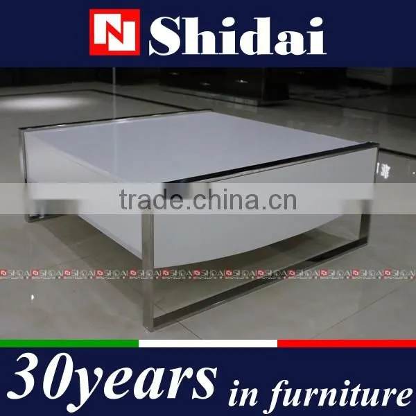 2016 High Gloss MDF Wooden Coffee Table Modern photo-2