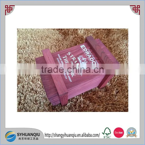 2015 Hot Sell Custom Order Wooden Whiskey Wine Box for Wholesale photo-5