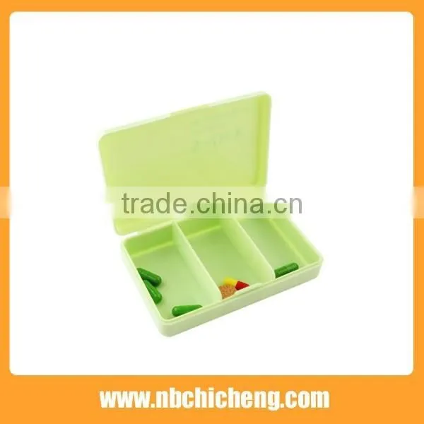 Cheap 3 Days Plastic Pill Box for Sales 3 Compartments Case Pill Box photo-2