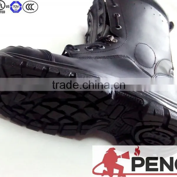 Full Grain Leather Fire Rescue Boots photo-6
