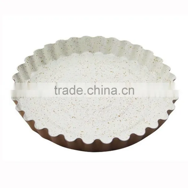 Wave Shape Round Carbon Steel Bread Baking Tray