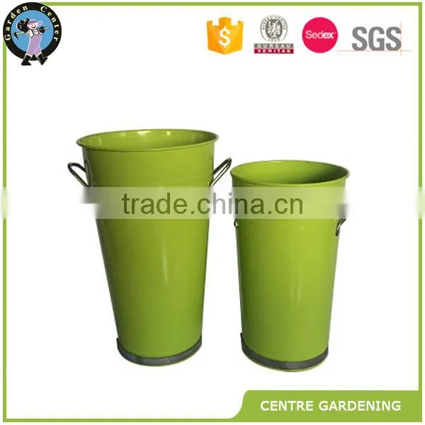 Galvanized Zinc Flower Bucket for Decor photo-5