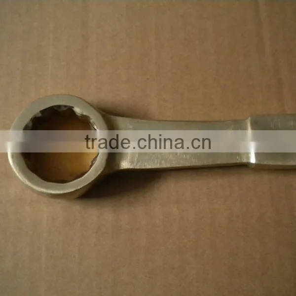14mm Ring Slogging Spanner Hammer Striking Box End Wrench Al-Br Alloy Spanner photo-3