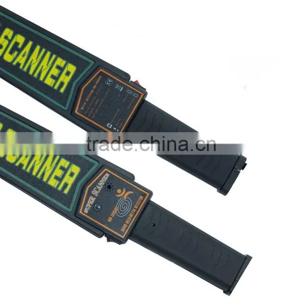 Super Body Scanner Hand Held Metal Detectors / Superwand Handy Detectors With Led Lights photo-5