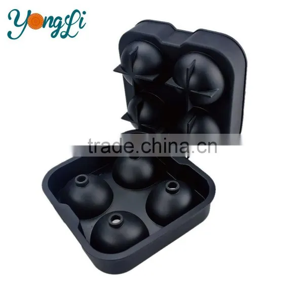4 X 2.5" Huge Perfect Ice Balls Value for Money Silicone Ice Sphere Maker and Ice Ball Mold photo-2