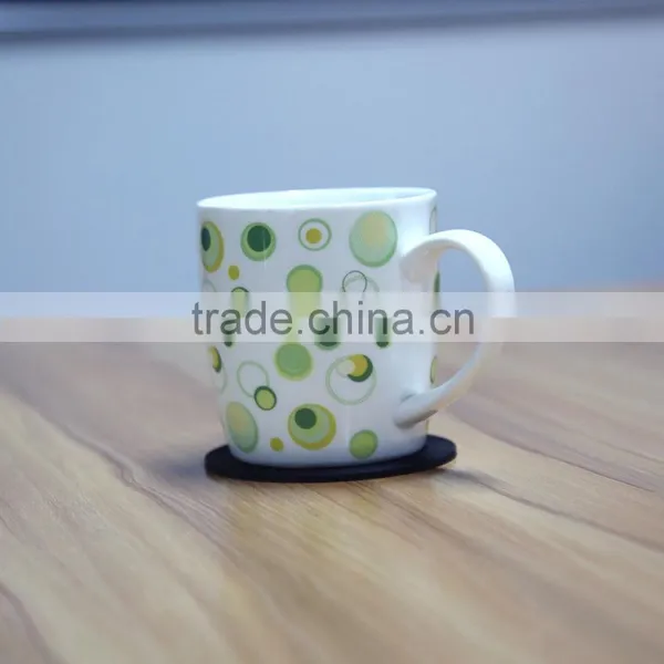Custom Made Silicone Rubber Drinking Cup Coaster,anti-slip Silicone Pad Mat, Silicone Cup Mat photo-3