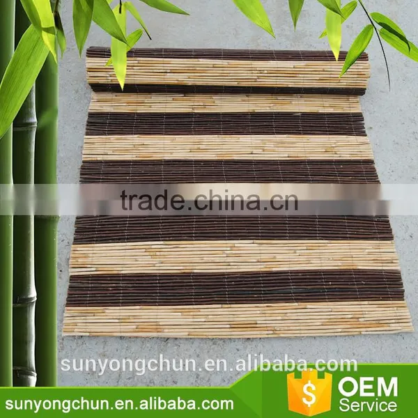 New Designed Natural Black Bamboo Fence Reed Mat for Planters photo-3
