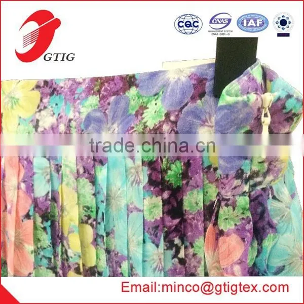 100%POLYESTER DIGITAL PRINT WOMEN'S SKIRT photo-3
